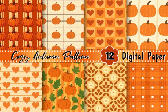Download Cozy Autumn Fall Pattern - Fall pattern Collection