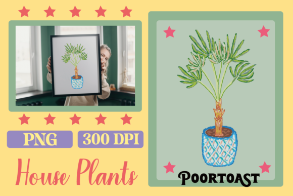 Download Houseplants Crayon Clipart - Crayon clipart Collection