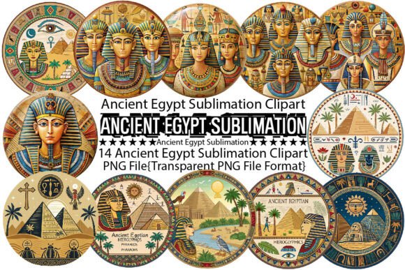 Download Ancient Egypt Sublimation Bundle - Premium Resources
